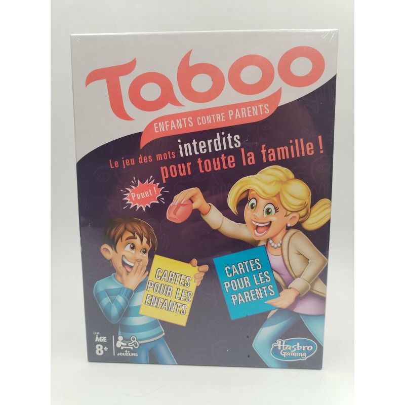 Taboo enfants contre parents éditions Hasbro 8 ans et + 4 joueurs et + Taboo enfants contre parents éditions Hasbro 8 ans et + 4 joueurs et +