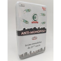 Anti Monopoly Editions University Games Boite metal version voyage