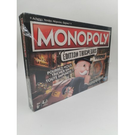 Monopoly Edition Tricheurs Hasbro gaming jeu de société 8+ 2-6 joueurs