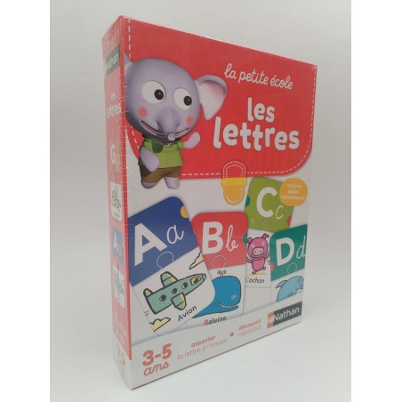 Les lettres La petite école Editions Nathan 3-5 ans Jeux De Société Éveil Jeu 