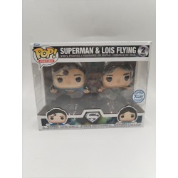 POP Movies SUPERMAN & LOIS FLYING 2 PACK DC figurines Warner Bros