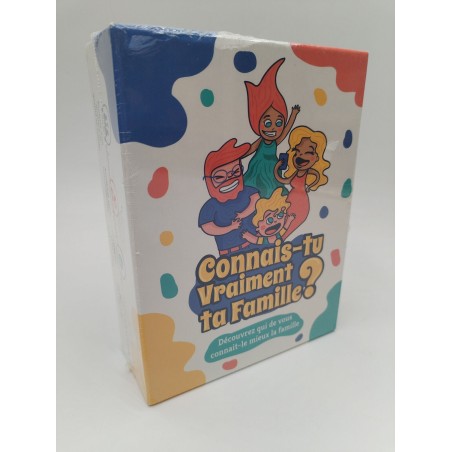 Connais-tu vraiment ta famille ? Editions OH HAPPY GAMES jeu de société 8+ 3-8 J