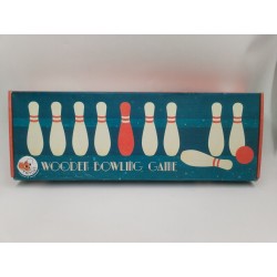 Wooden Bowling Game Egmont Jeu En Bois Jouet Neuf