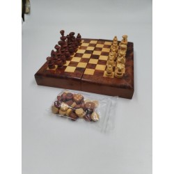 Coffret Bois Jeu D Échecs Et Backgammon Jeux De Société Échecs Tric Trac Jacquet