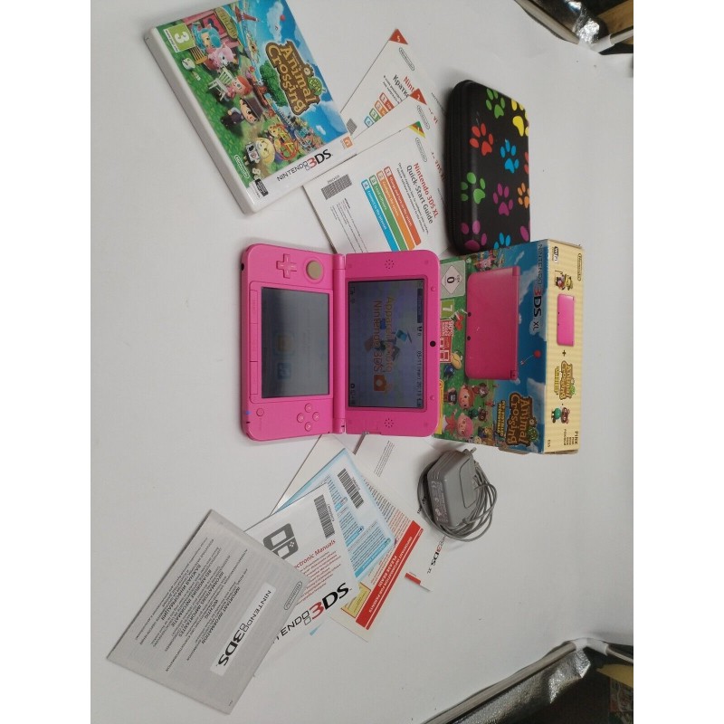 Nintendo 3ds Xl Rose Animal Crossing New Leaf Console Jeux Vidéo Nintendo 3ds Xl Rose Animal Crossing New Leaf Console Jeux Vidéo