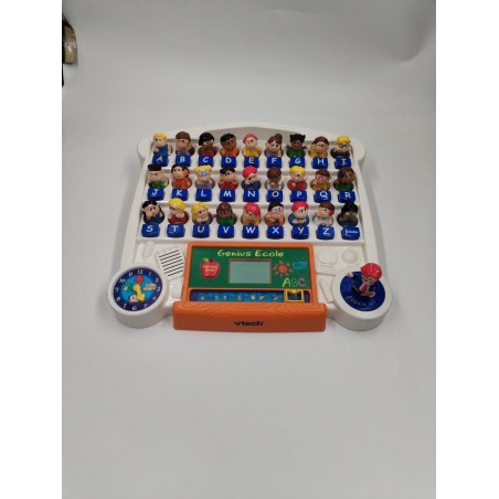 Genius École Vtech Ordinateur Classe Lettres Heures 4-7 Ans