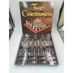 Grand Jeux D Échecs Figurines Croisés Vs Saladins Peint A La Main jeu echec