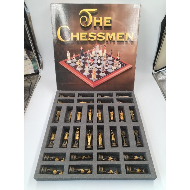 Grand Jeux D Échecs Egypte Pharaon Anubis Ankh Peint A La Main jeu echec Grand Jeux D Échecs Egypte Pharaon Anubis Ankh Peint A La Main jeu echec