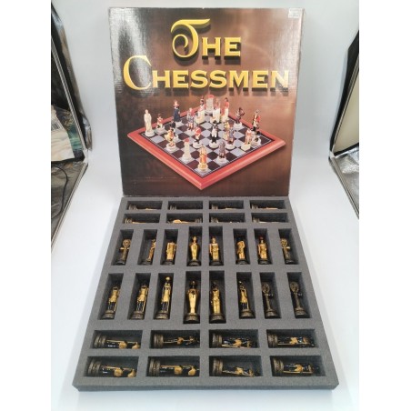 Grand Jeux D Échecs Egypte Pharaon Anubis Ankh Peint A La Main jeu echec