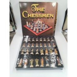 Grand Jeux D Échecs Merlin Dragons Chevalier  Peint A La Main jeu echec échec