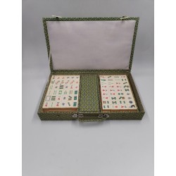 Coffret Valise Jeu De Mah-jong Os & Bambou État Neuf Mah Jong Jeux De Société 