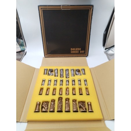 Deluxe Chess Set Jeux D'échecs Jeu Echec Chevalier Médiéval echecs Plastique