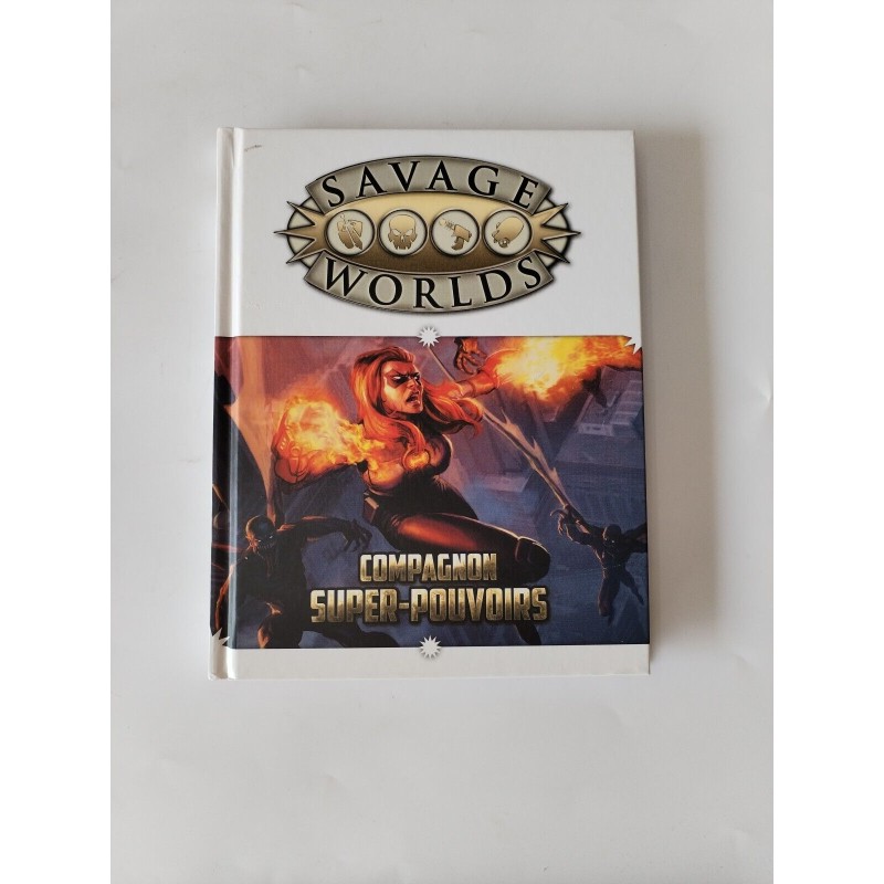 Savage Worlds Compagnon Super-pouvoirs Neuf Blackbook Éditions Jeu De Rôle Livre