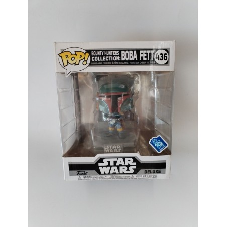 Pop ! Boba Fett 436 Star Wars Bounty Funko Deluxe Hunters Collection Bobble Head