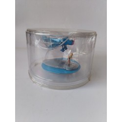 Tintin Avion De Course Bleu De La Première Version De L'île Noire Figurine Neuve