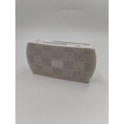 Sony Srf-18 Blanc Parfait État De Marche Poste Radio Tuner Portable