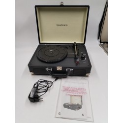 Tourne Disque Bluetooth Goodmans Modèle 417902 Intérieur Comme Neuf Turntable