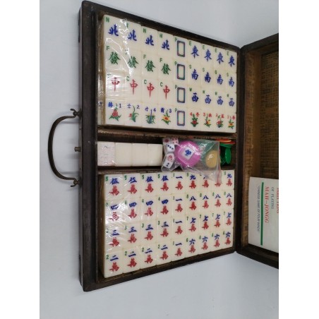 Coffret Valise Jeu De Mah Jong Chinese Game Of Fournies Winds Mah-jongg Mah Jong