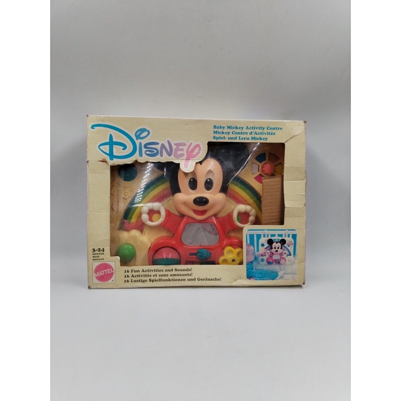 Baby Mickey 1991 Centre D'activités Disney Mattel 16 Jouets Et Sons Pour Bébé... Baby Mickey 1991 Centre D'activités Disney Mattel 16 Jouets Et Sons Pour Bébé...