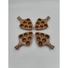 Grespots Digoin Lot 4 Poêlons Escargots Caquelons Émile Henry La Bourguignonne 