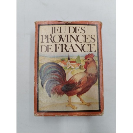 Jeu Des Provinces De France Jeu De 54 Cartes Jeux Dusserre Made In France Region