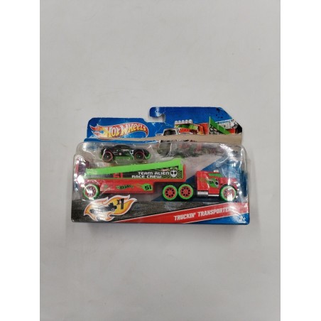 Hot Wheels Truckin Transporteurs Team Alien Race Crew Zone 51