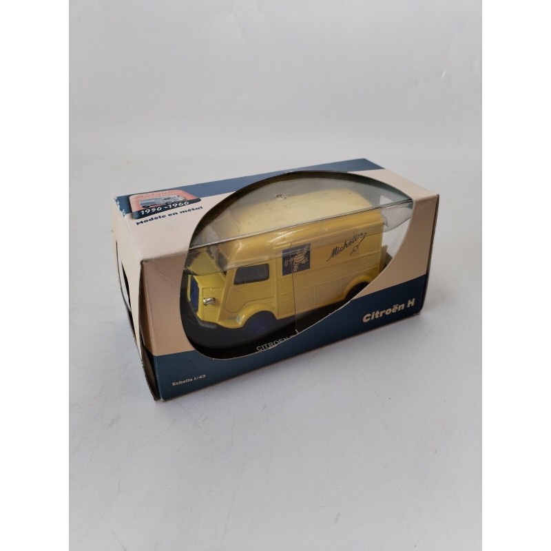 Citroën H Michelin 1/43 Modèle En Métal Les Petites Utilitaires Français Eligor
