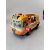 Playwell School Bus Jouet Vintage Look Fisher Price Forme Et Couleurs