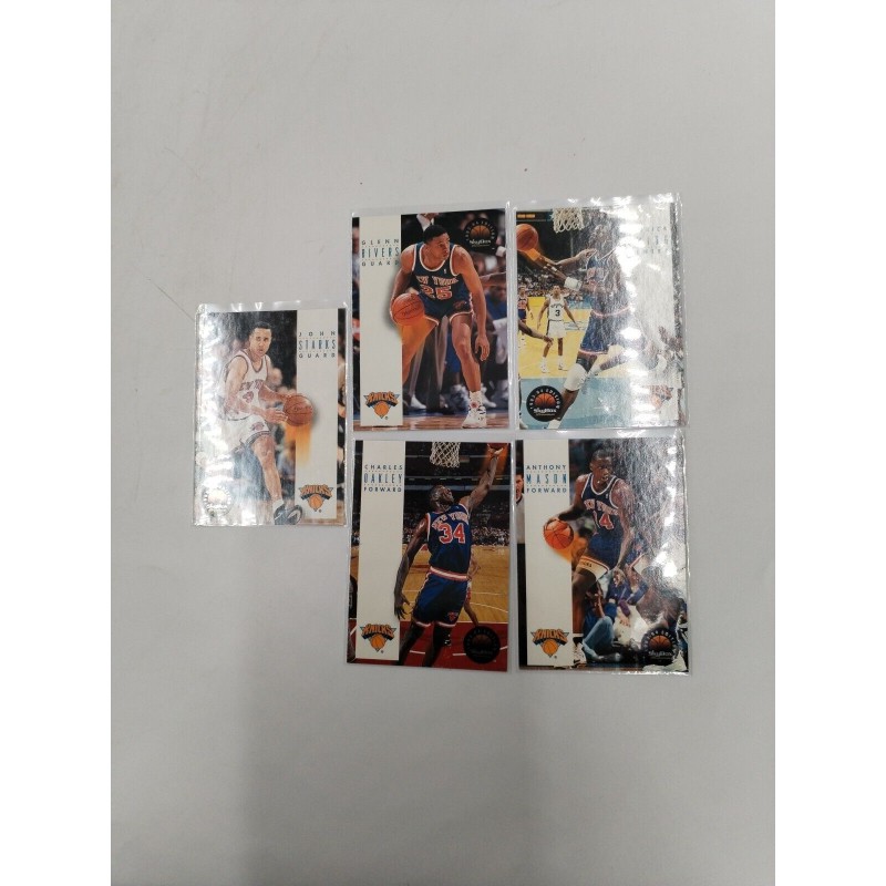 Lot 5 Cartes 1993 1994 Skybox Premium Édition New York Knicks Nba Basketball