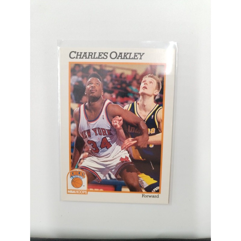Cartes 1991 NBA Hoops Knicks Charles Oakley 142 Cartes Basketball Cards