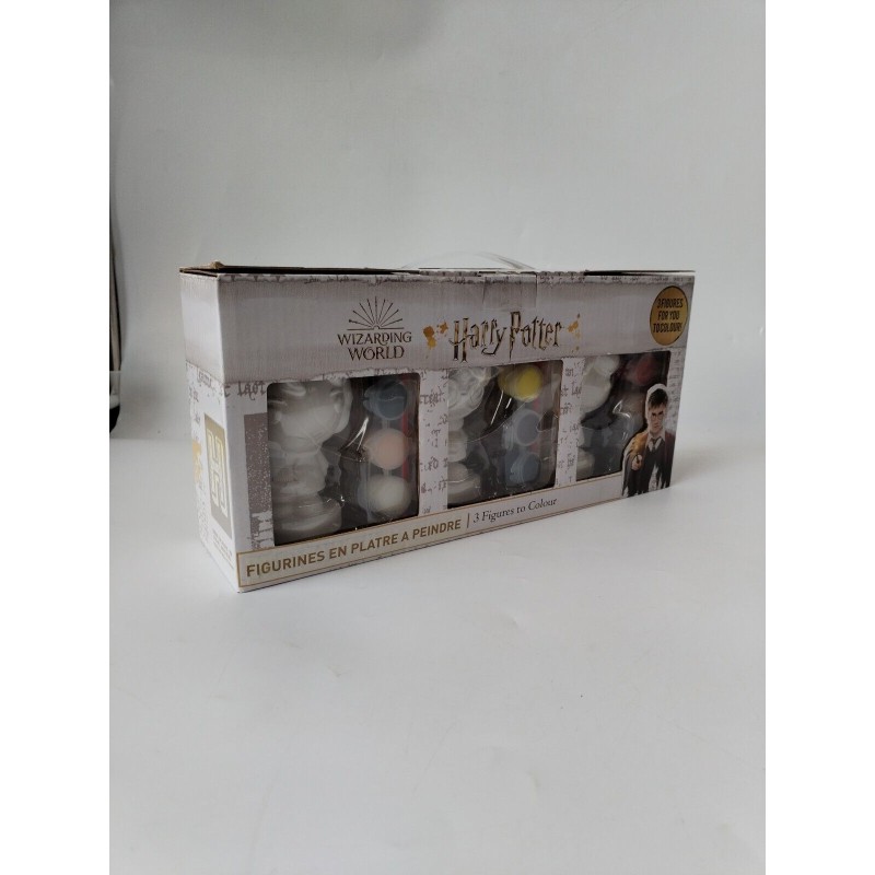 Harry Potter Figurines En Plâtre A Peindre Coffret 3 Figures Wizarding World... Harry Potter Figurines En Plâtre A Peindre Coffret 3 Figures Wizarding World...