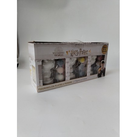Harry Potter Figurines En Plâtre A Peindre Coffret 3 Figures Wizarding World...