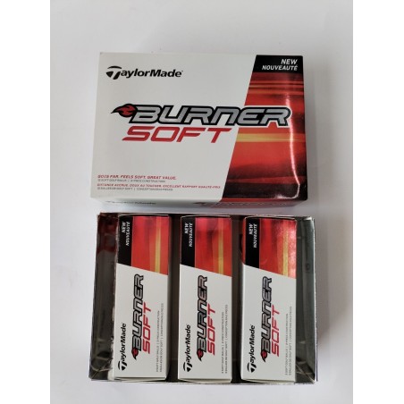 Coffret Taylor Made Burner Soft Neuve Société Générale Banque Balles De Golf...