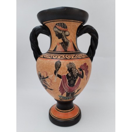 Art Étrusque Vase Amphore Grec Hand Made In Greece No28 Appolon Dieux Grec