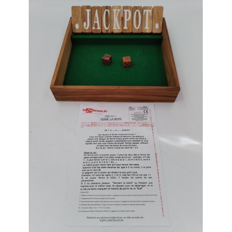 Ferme La Boîte ! Jackpot Le Délirant Jeu Bois Jeux De Société