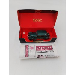 Norev Citroen 22 CV 1934 Série Limitée Voiture Miniature Ligne Noire
