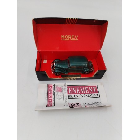 Norev Citroen 22 CV 1934 Série Limitée Voiture Miniature Ligne Noire