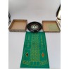 Jeu De Roulette Coffret Tapis Feutrine Casino Jeux Anciens 22 Centimètres 