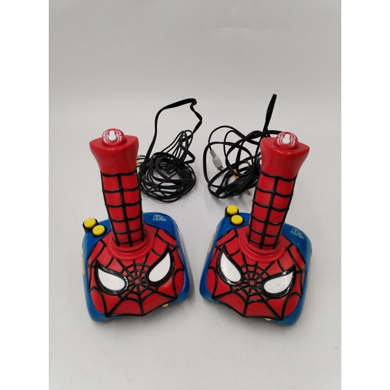 Paire De Joystick Spider Man TV Games Jeux Vidéo Lansay Marvel Jakks Pacific... Paire De Joystick Spider Man TV Games Jeux Vidéo Lansay Marvel Jakks Pacific...