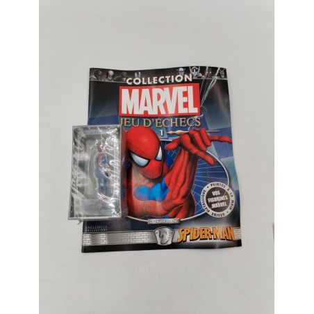 Marvel Spider Man Jeu D'échecs Cavalier Blanc Neuf Blister Fascicule Collection