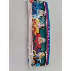 Disney Jouet Vintage Mattel Train Puzzle Jouet D'éveil Roll Along En Boîte