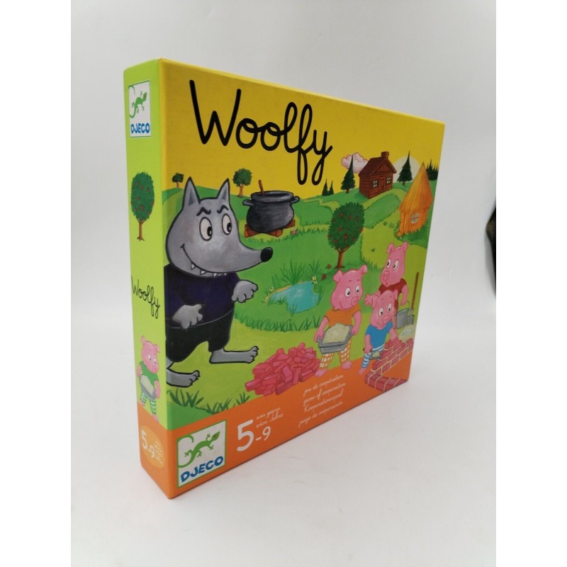 Woolfy Djeco Jeu De Société Jeux De Coopération Les 3 Petits Cochons Loups... Woolfy Djeco Jeu De Société Jeux De Coopération Les 3 Petits Cochons Loups...