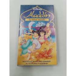 aladdin le tresor maudit disney vhs cassette vidéo