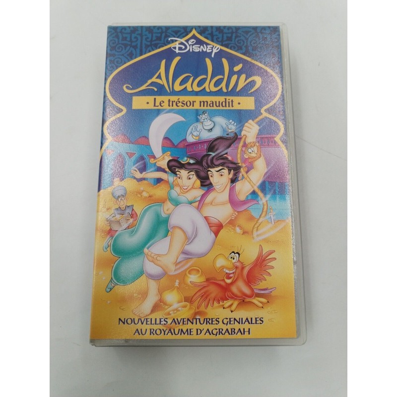 aladdin le tresor maudit disney vhs cassette vidéo