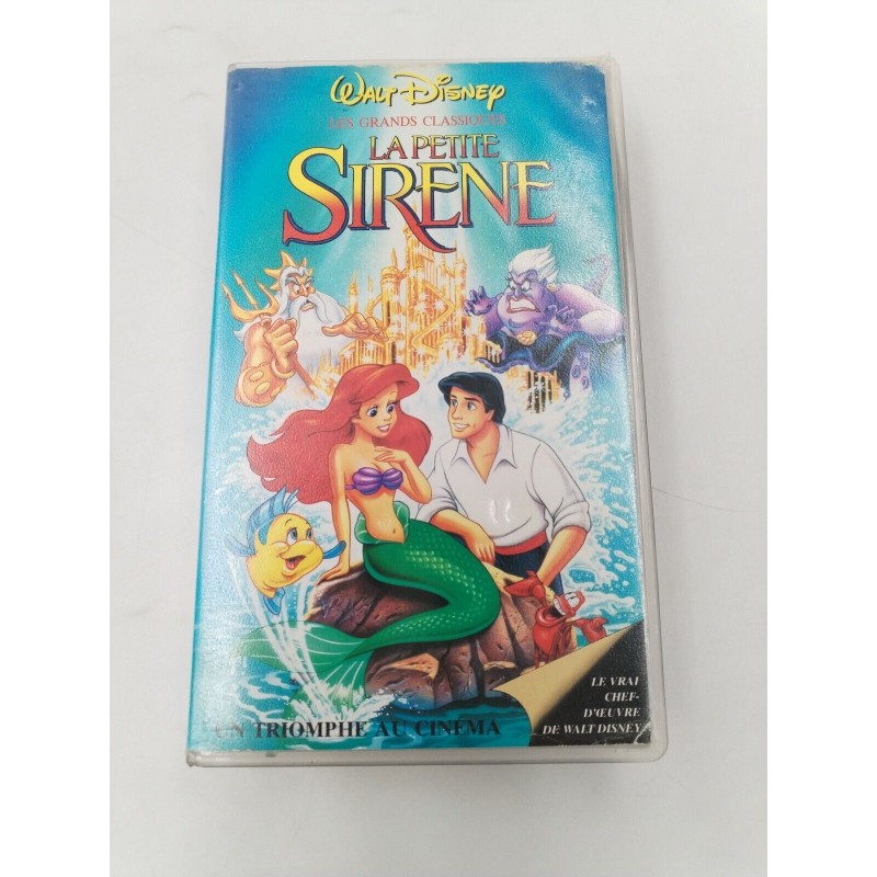 La Petite Sirène walt disney cassette video k7 vhs