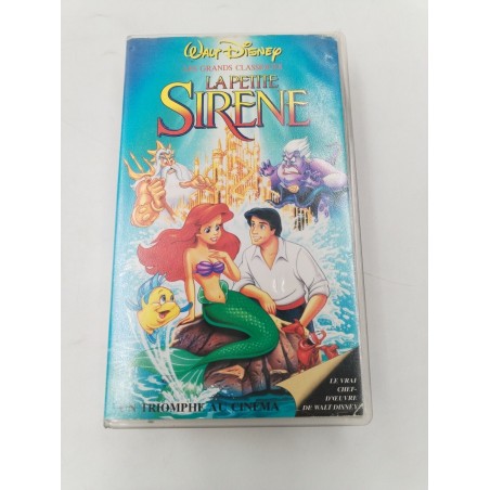 La Petite Sirène walt disney cassette video k7 vhs