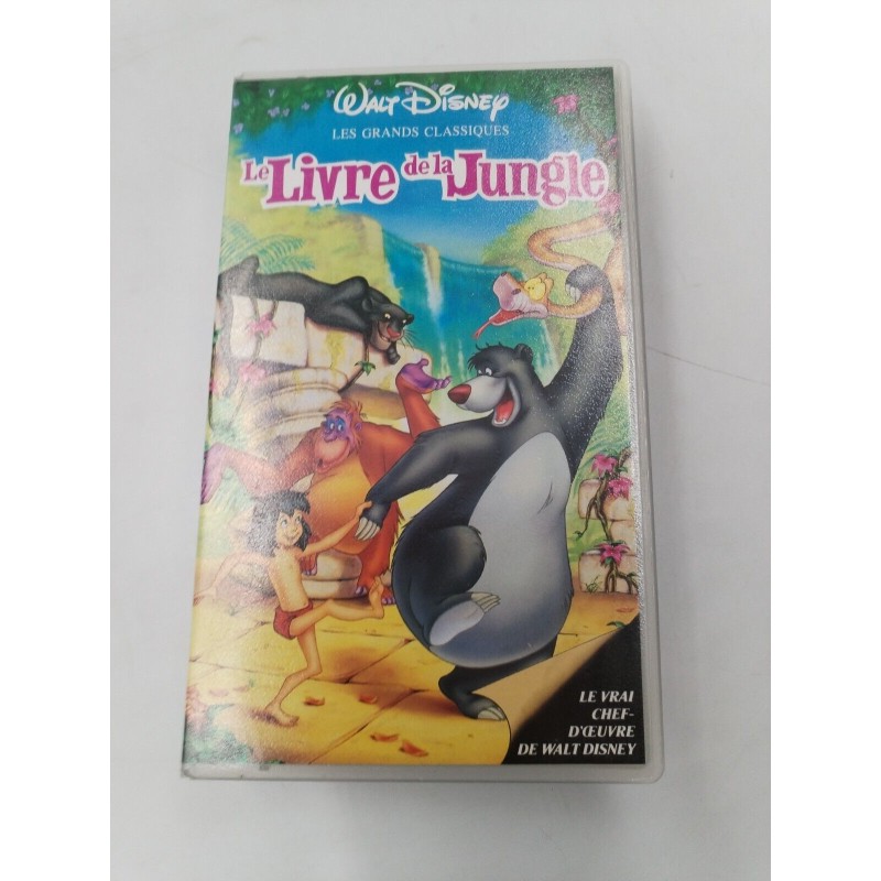 Le Livre De La Jungle walt disney cassette video k7 vhs