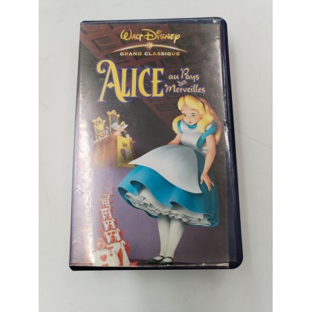 alice aux pays des merveilles VHS Cassette Vidéo Disney