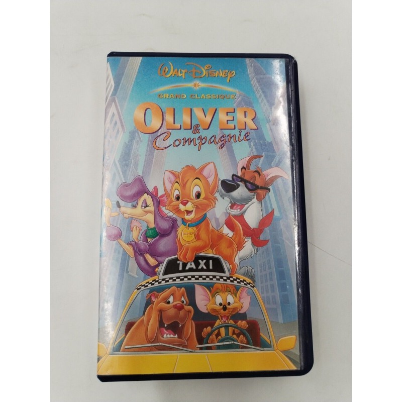 Oliver & Compagnie Walt Disney VHS Cassette Vidéo