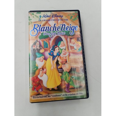 Blanche Neige Et Les Sept Nains Walt Disney Cassette Vidéo VHS K7